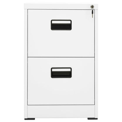 Armario Archivador De Acero Blanco 46x62x72,5 Cm_1