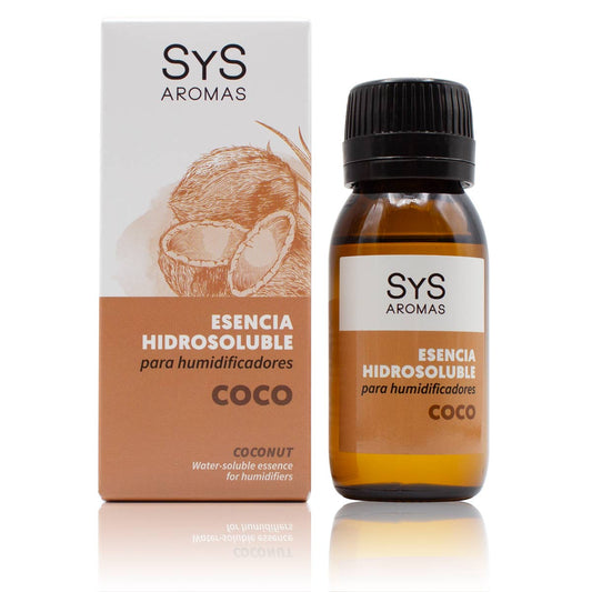 Esencia Hidrosoluble Coco SYS Aromas 50 ml | Aroma Dulce Tropical | Humidificador y Difusor | Fragancia_0