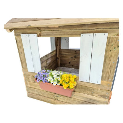 Casita De Madera Masgames Lollipop Blanca.