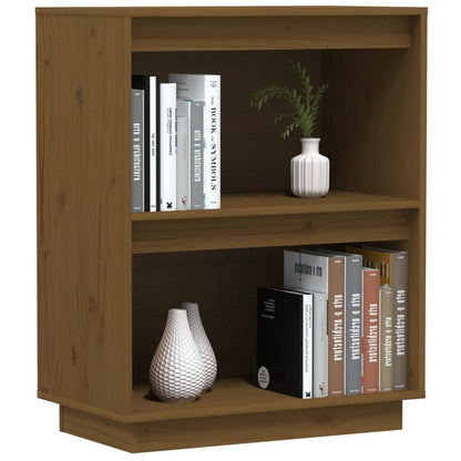Mesa Consola De Madera Maciza De Pino Marrón Miel 60x34x75 Cm / Vetonek_5