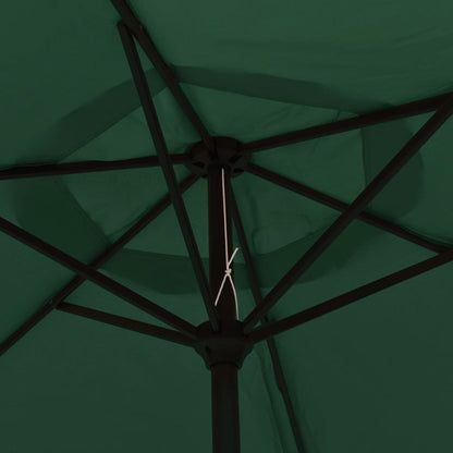 Vidaxl Sombrilla De Aluminio Verde 200x224 Cm_4