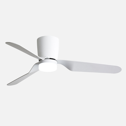 Ventilad 18w Dc Kochi Blanco 3 Aspas Blancas 5 Veloc. 3000k, 4000k, 6000k C/remoto Y Temporizador 132 D_3