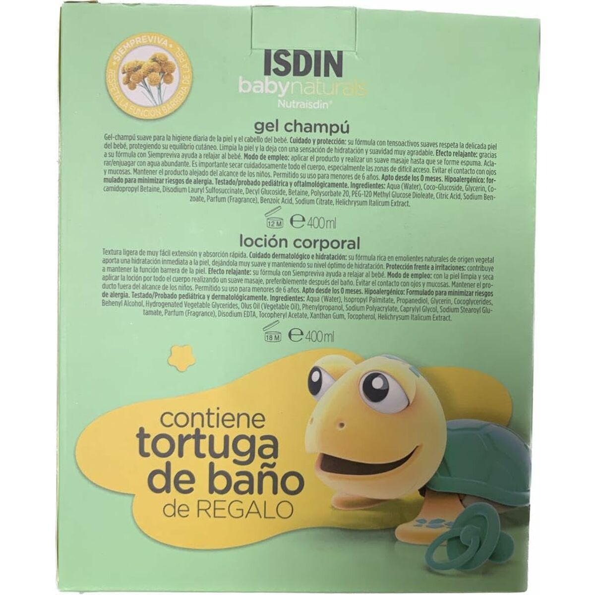 Set De Baño Para Bebés Isdin Babynaturals 2 Piezas_0