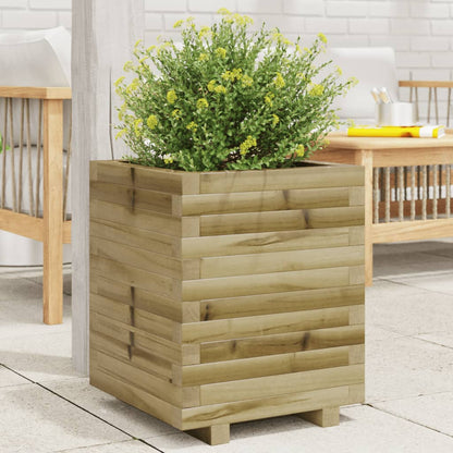 Jardinera Madera De Pino Impregnada 40x40x49,5 Cm_1