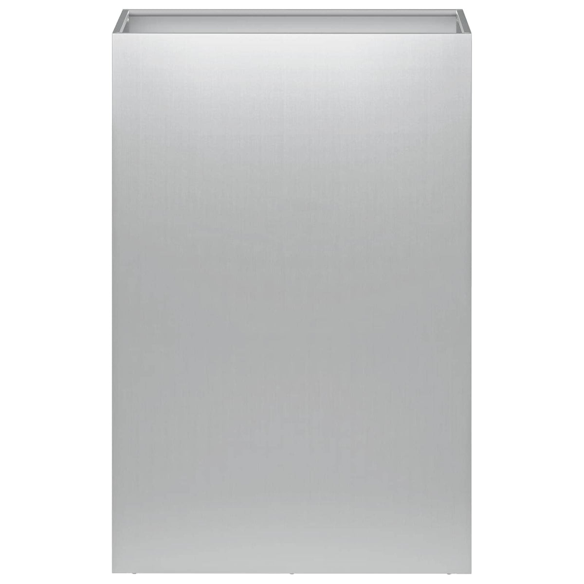Macetero De Jardín Plateado 50 X 30 X 75 Cm Acero Galvanizado_2