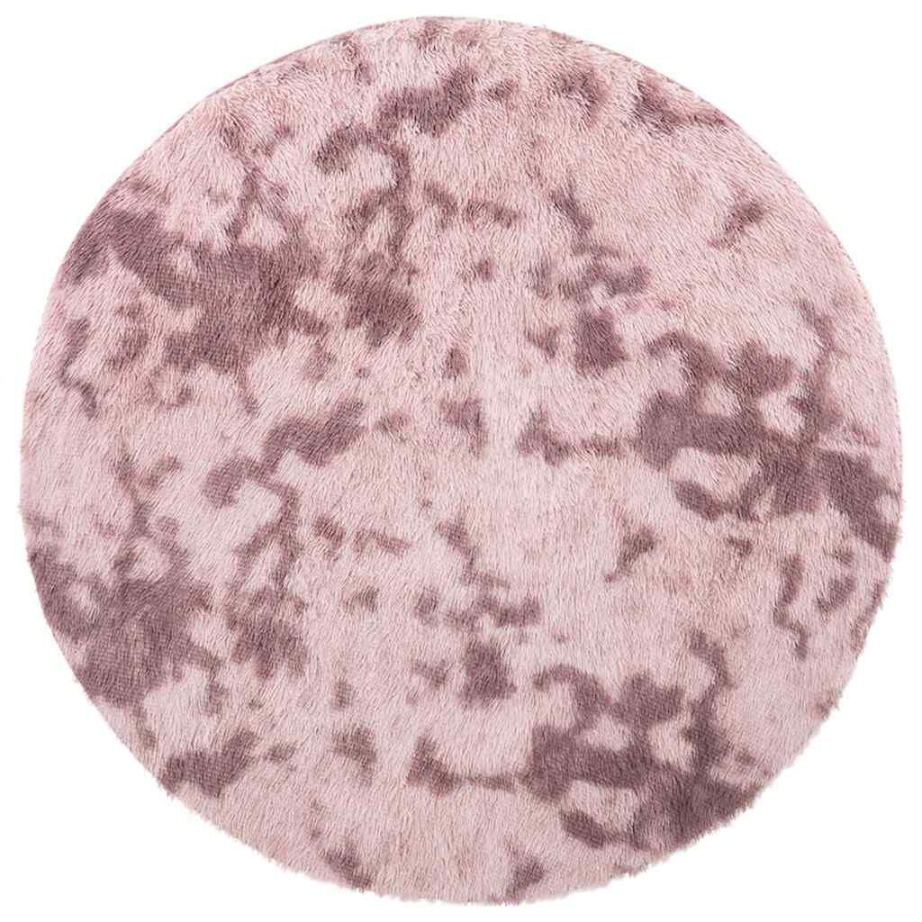 Vidaxl Alfombra De Pelo Largo Navarra Rosa Polvoriento 160x160 Cm_0