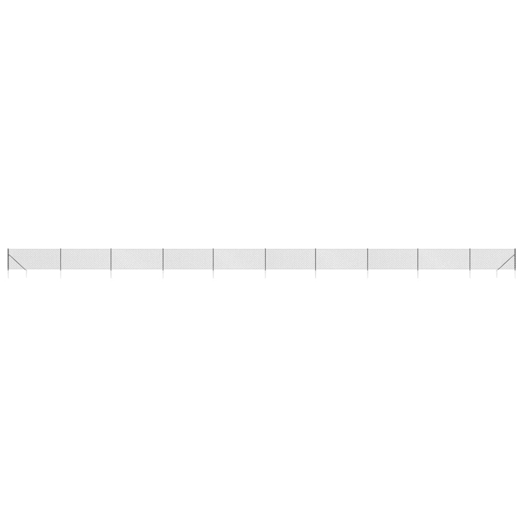 Cerca De Alambre Con Pinchos De Anclaje Gris Antracita 1,1x25 M / Vetonek_2