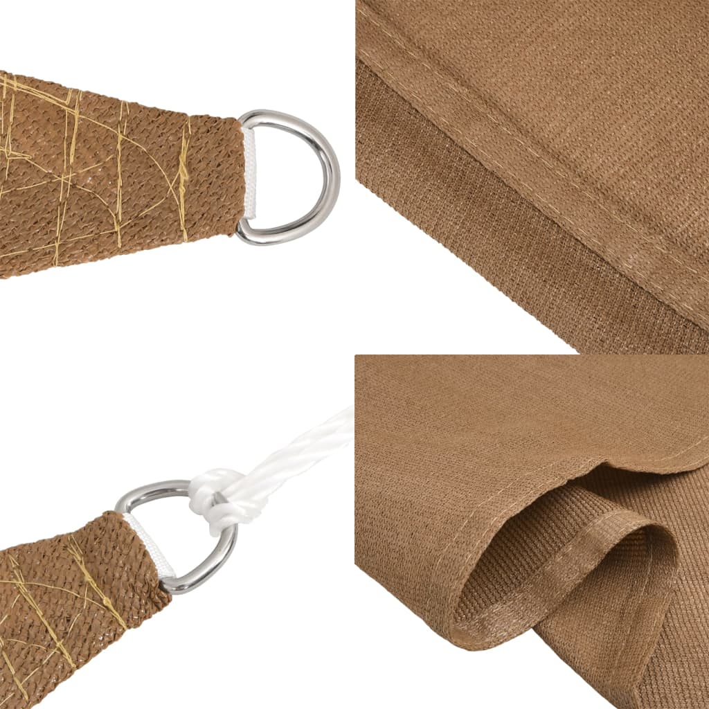 Toldo De Vela Hdpe Gris Taupe 160 G/m² 2x2 M_4