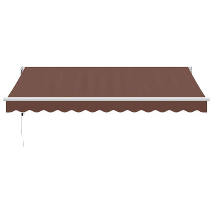 Toldo Retráctil Automático Marrón 350x250 Cm_2