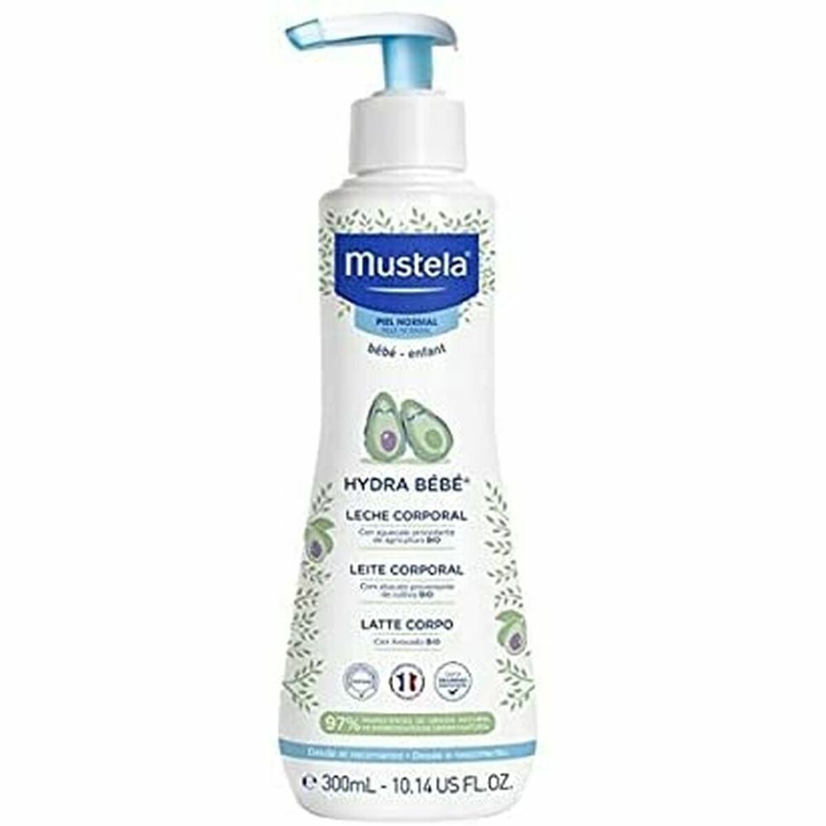 Leche Corporal Mustela Hydra Bebe Aguacate (300 Ml)_0