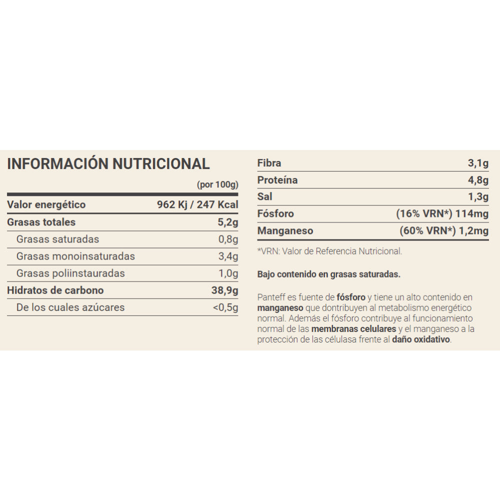 Pan De Teff Sin Gluten 650 Gr_1