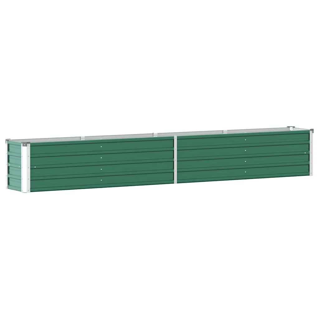 Arriate De Jardín De Acero Galvanizado Verde 320x40x45 Cm_5