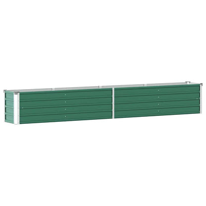 Arriate De Jardín De Acero Galvanizado Verde 320x40x45 Cm_5