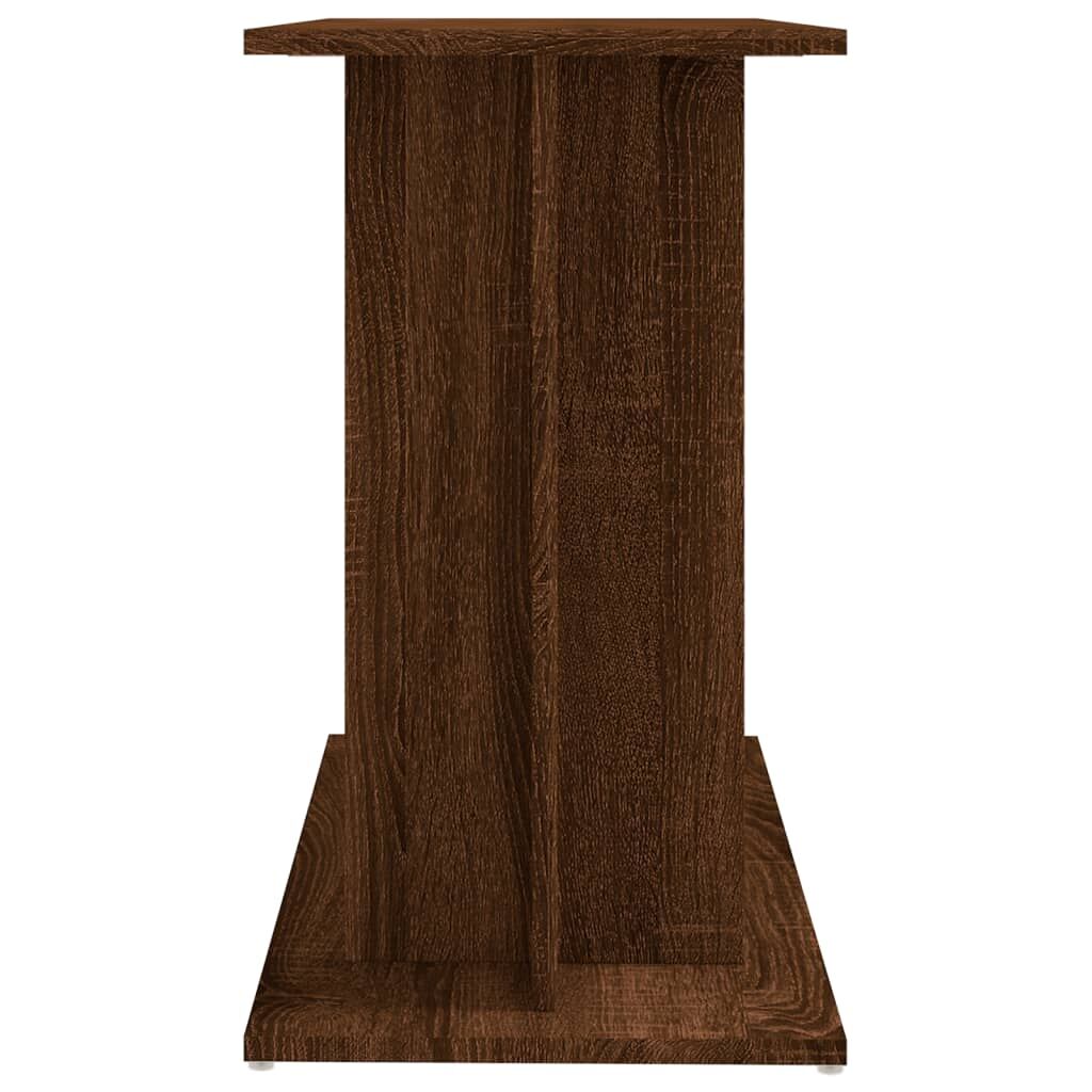 Vidaxl Soporte Para Acuario Madera Ingeniería Roble Marrón 80x35x60 Cm_4