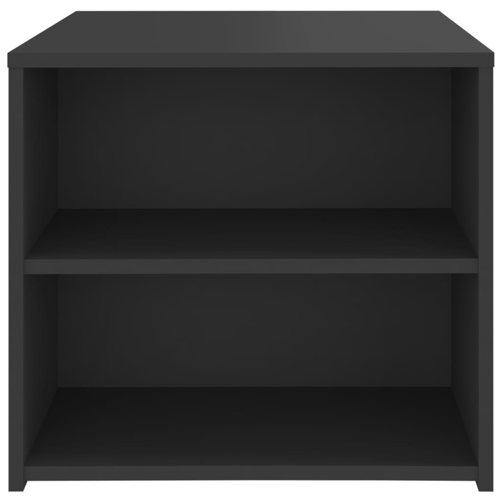 Mesa Auxiliar Madera Contrachapada Gris 50x50x45 Cm_3