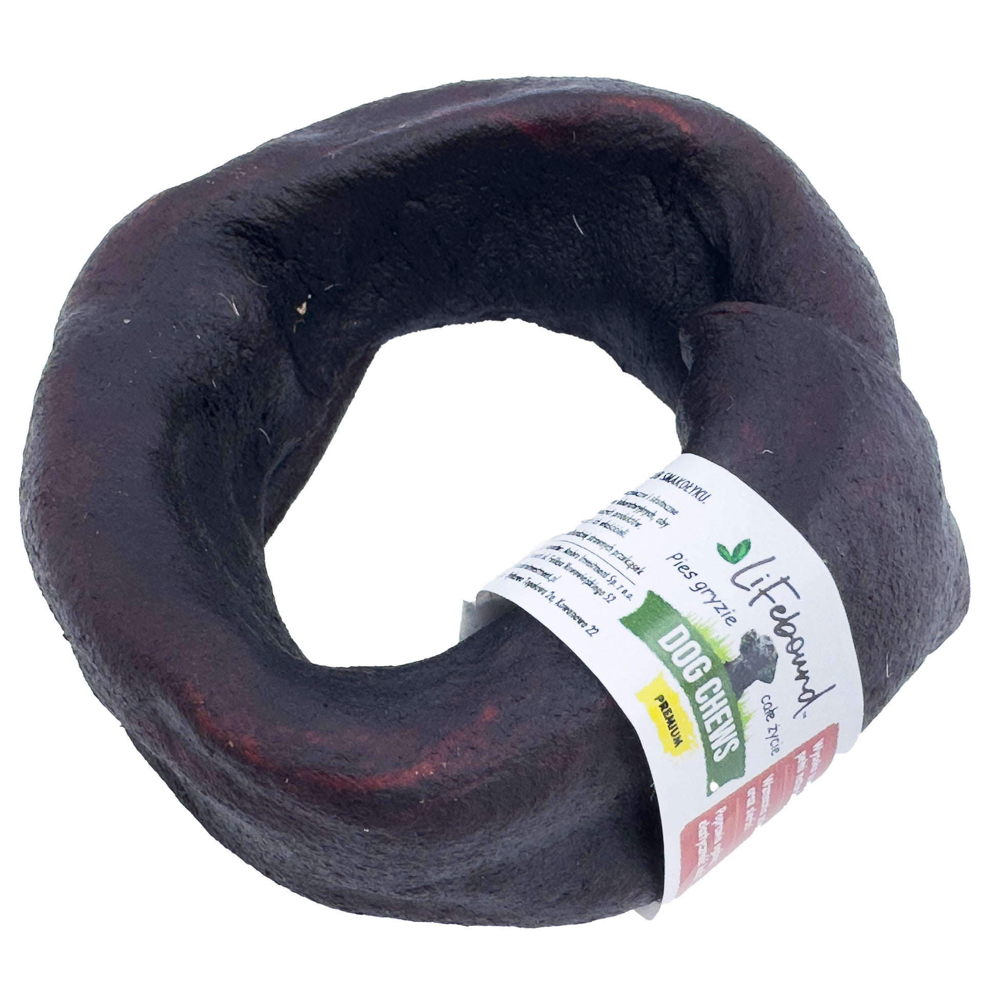 Lifebound - Hueso Masticable Natural Para Perros De Cuero De Ternera En Forma De Anillo Con Colágeno - 10 Piezas - S