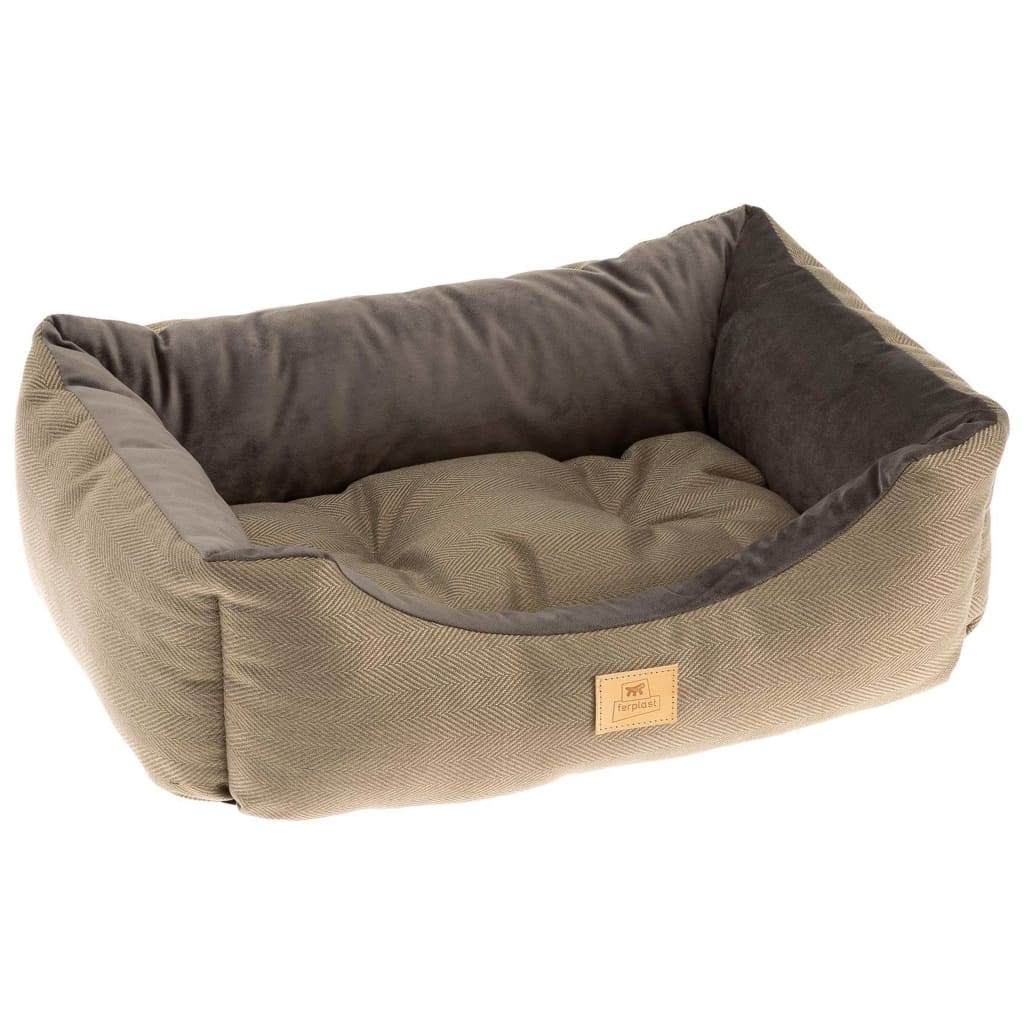 Ferplast Cama Para Perros Y Gatos Chester 80 Marrón / Vetonek_1