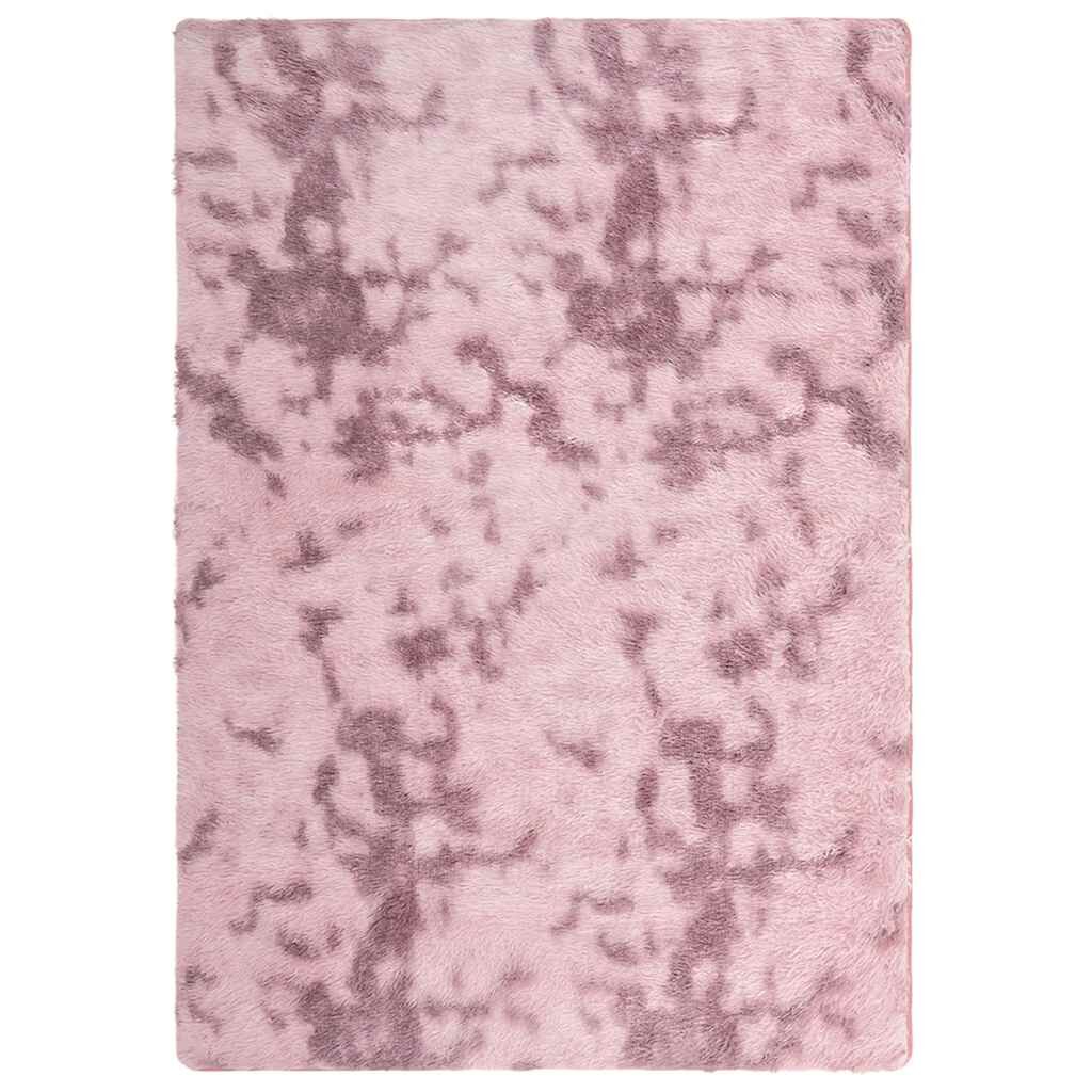 Vidaxl Alfombra De Pelo Largo Navarra Rosa Polvoriento 240x340 Cm_0