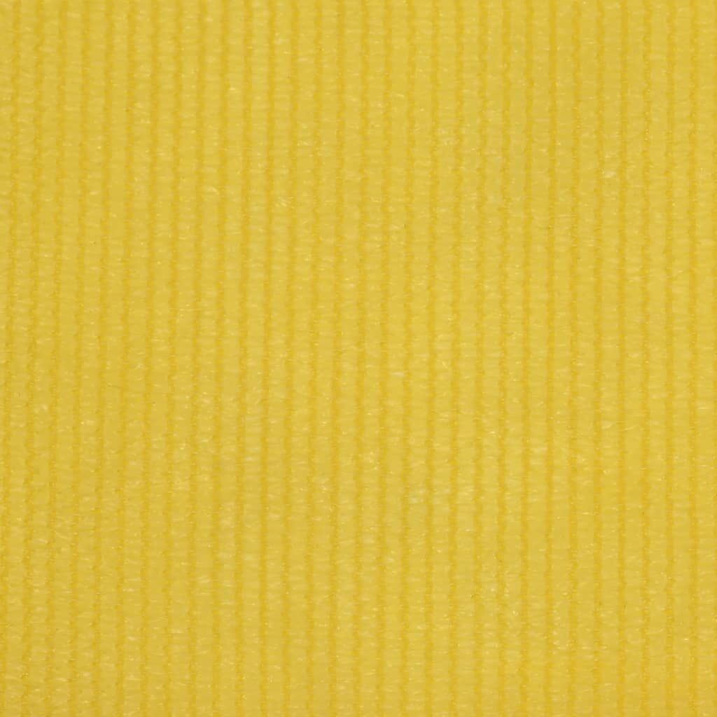 Vidaxl Toldo Para Balcón Hdpe Amarillo 75x500 Cm_1