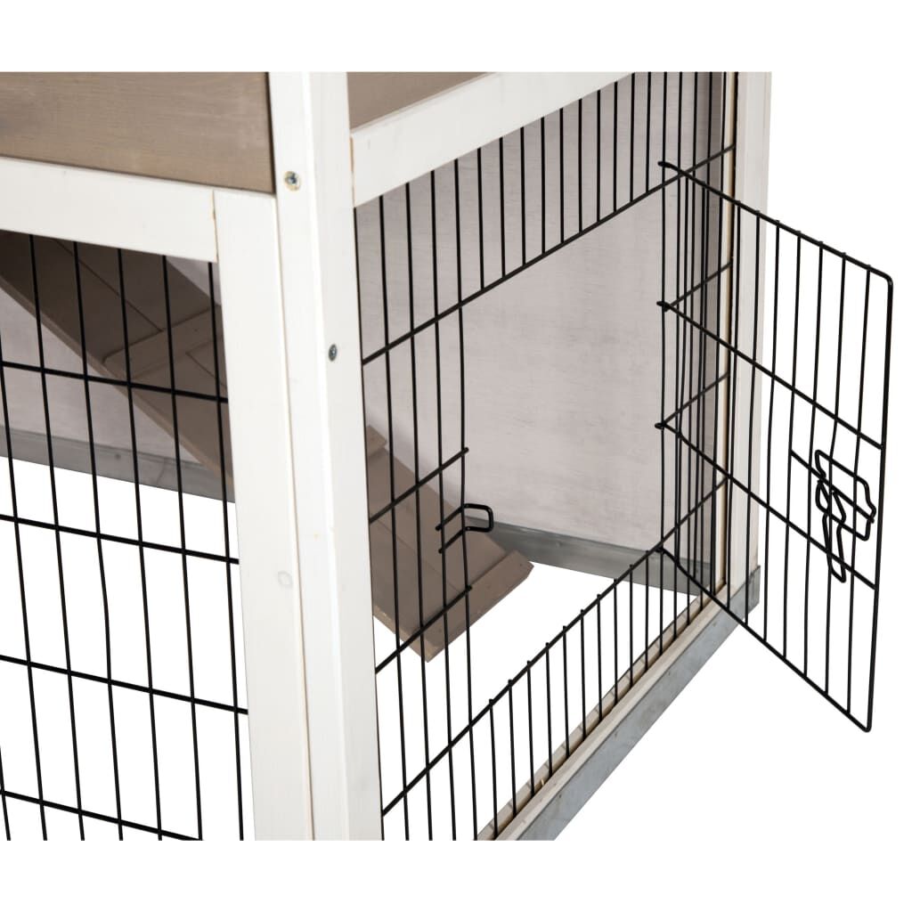 Kerbl Casa Para Roedores Con Fondo De Metal Lucky Blanco 115x65x100 Cm_4
