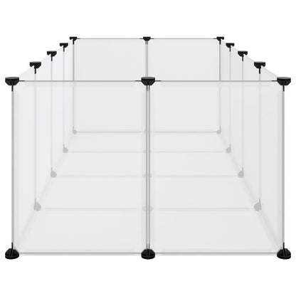 Vidaxl Jaula Animales Pequeños Transparente Pp Y Acero 144x74x46,5 Cm_3