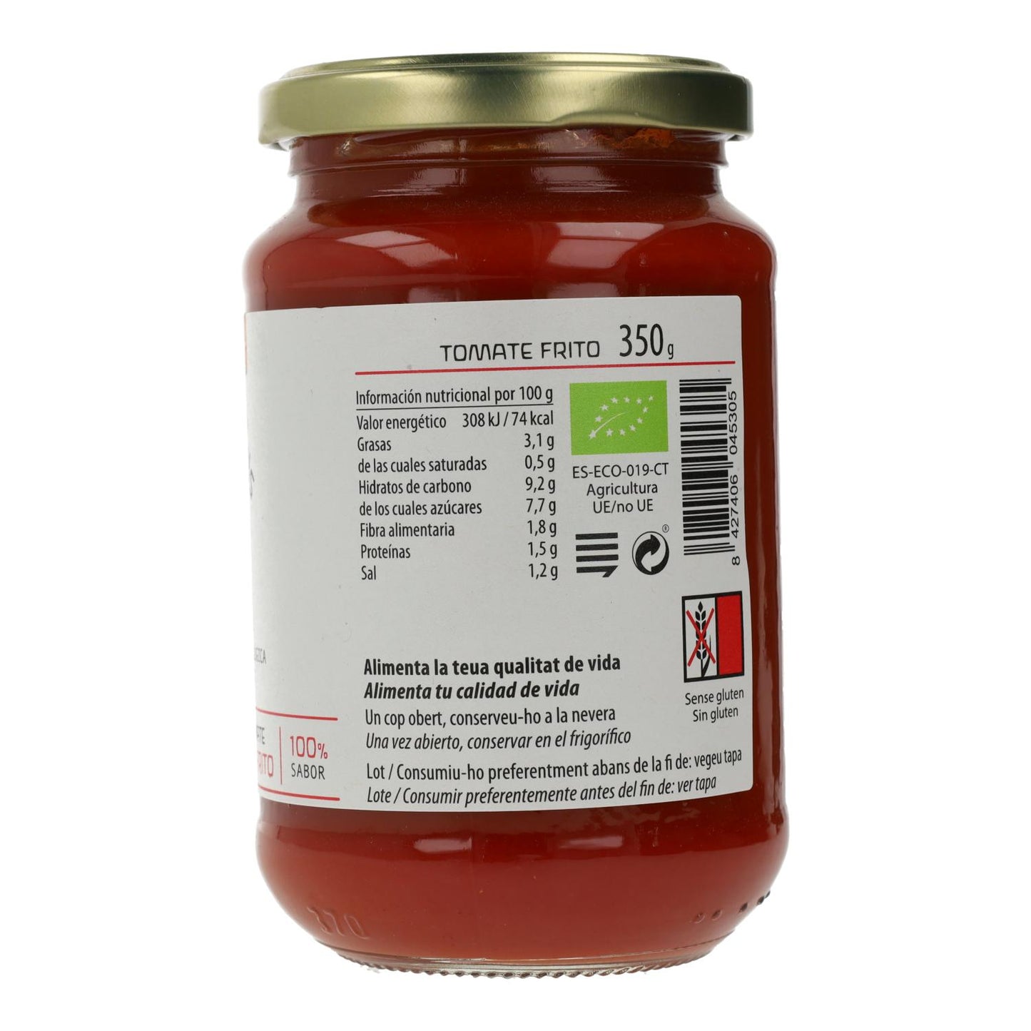 Tomate frito Bio Cal Valls, 350 g