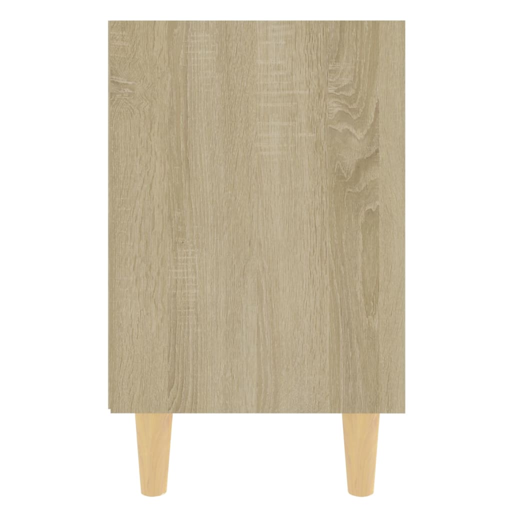 Mesitas De Noche 2 Uds Con Patas Madera Roble Sonoma 40x30x50cm_4