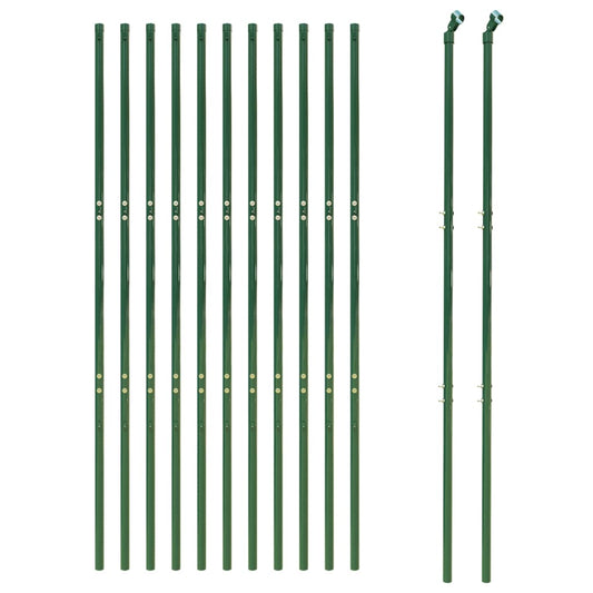 Cerca De Alambre De Acero Galvanizado Verde 2,2x25 M / Vetonek_0