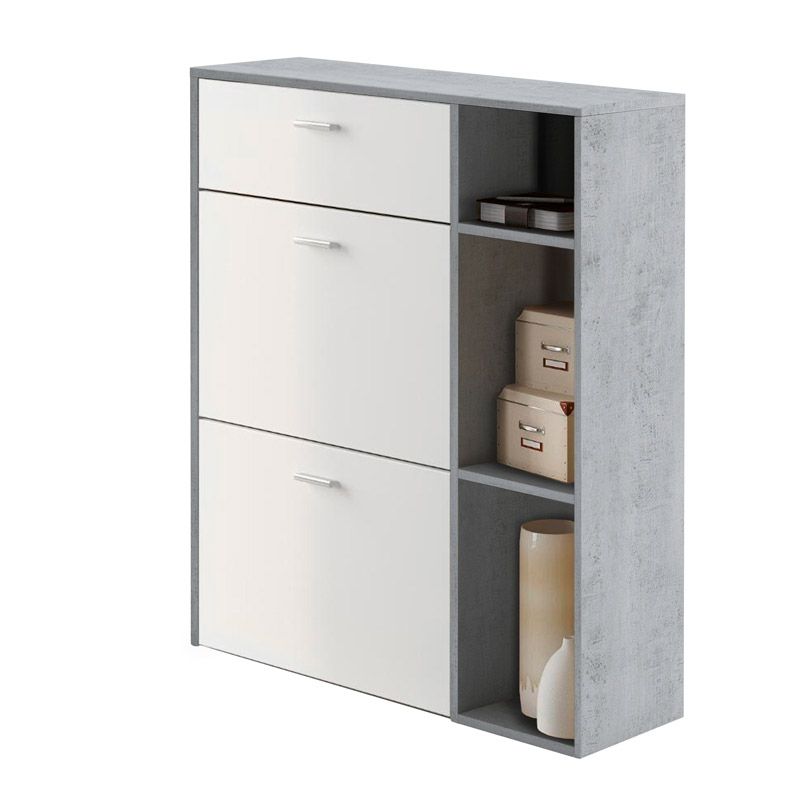 Zapatero Wind Melamina, Gris, 90 X 101,5 X 26_0