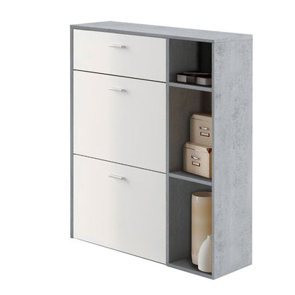 Zapatero Wind Melamina, Gris, 90 X 101,5 X 26_0