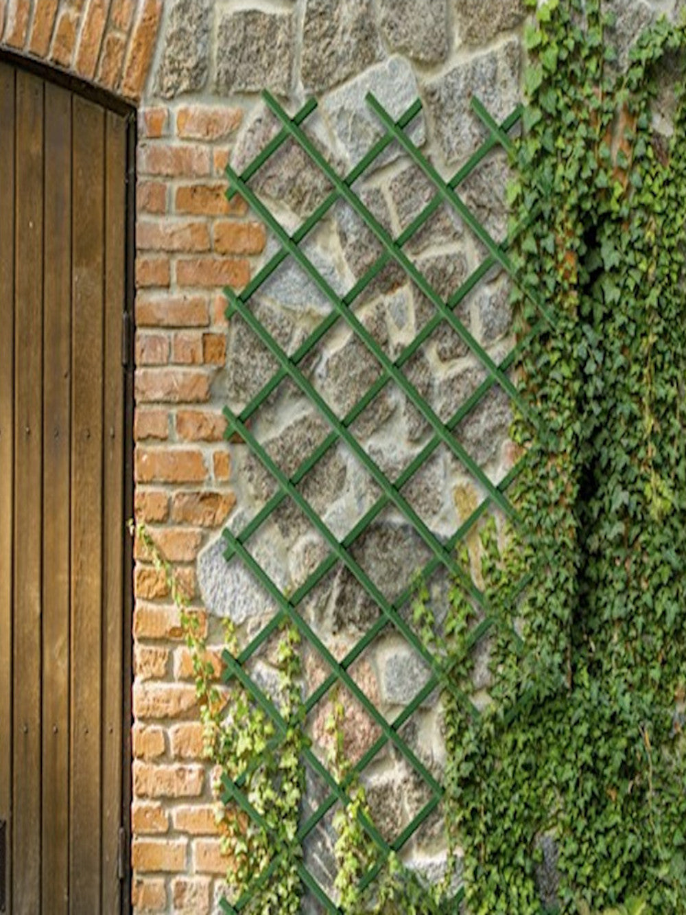 Celosia Plastica| Composicion 100% Pvc| Tutor De Plantas| Resistente| Decoracion Jardin 0,5x1,5m_2