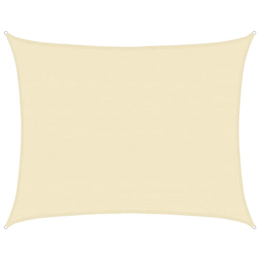Vidaxl Toldo De Vela Crema Hdpe 160 G/m² 6x7 M_0