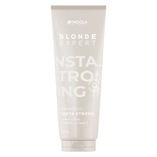 Indola Instastrong Champú Fortalecedor Profesional Para Rubios Dañados 250ml_0