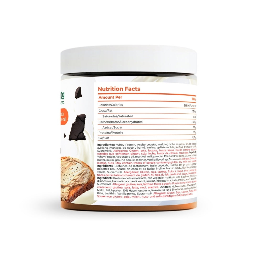 Crema Proteica Chips Black Cookie Torafood 200g