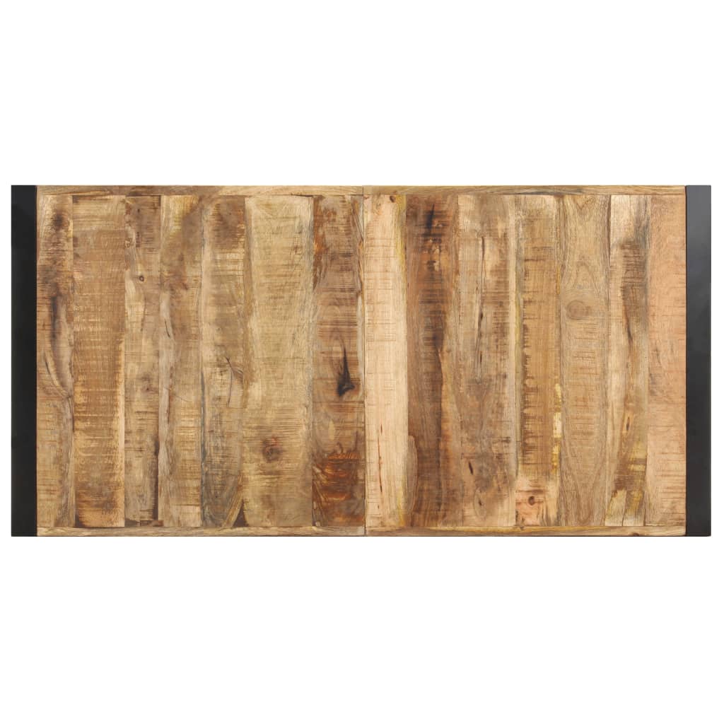 Mesa De Centro Madera De Mango Rugosa 140x70x40 Cm_1