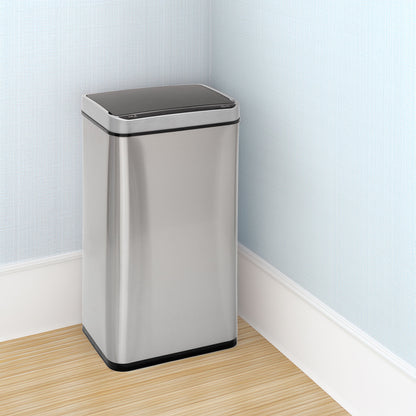 Wellhome Papelera Rectangular Con Sensor 40l_2