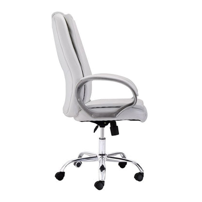 Silla De Oficina Atlas Tapizado, Blanco, 68 X 114–122 X 64_1