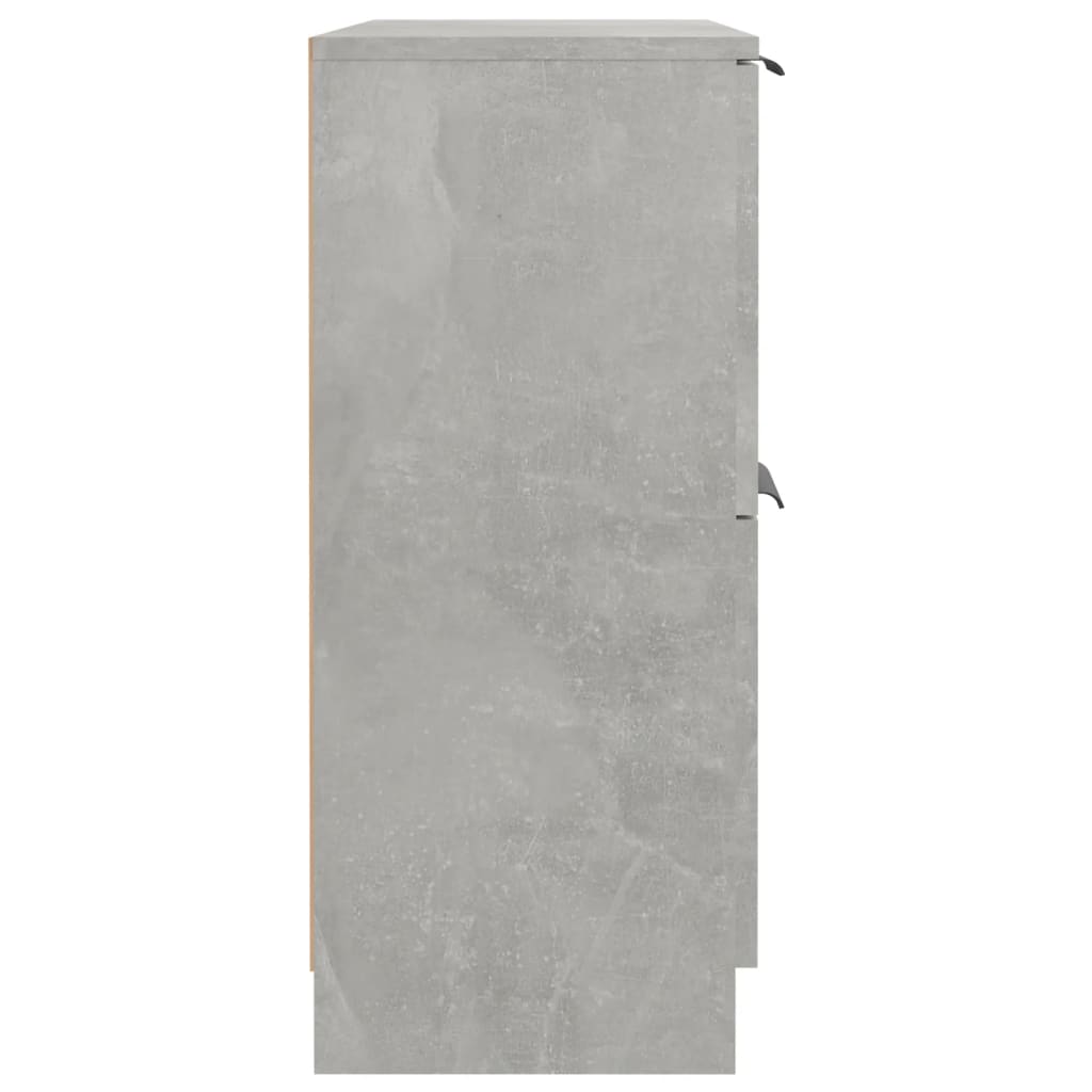 Aparador De Madera Contrachapada Gris Hormigón 60x30x70 Cm / Vetonek_5