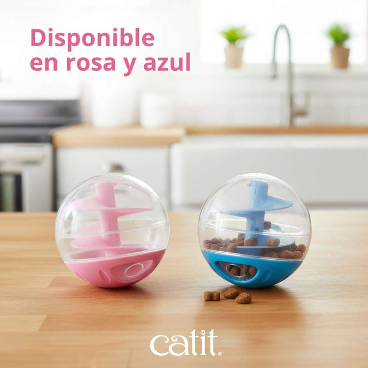 Bola dispensadora de snacks Catit Azul