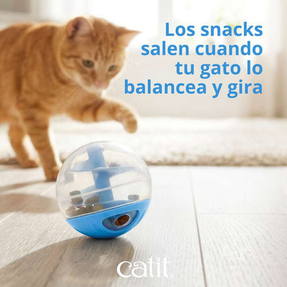 Bola dispensadora de snacks Catit Rosa