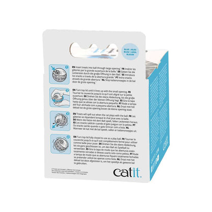 Bola dispensadora de snacks Catit Azul