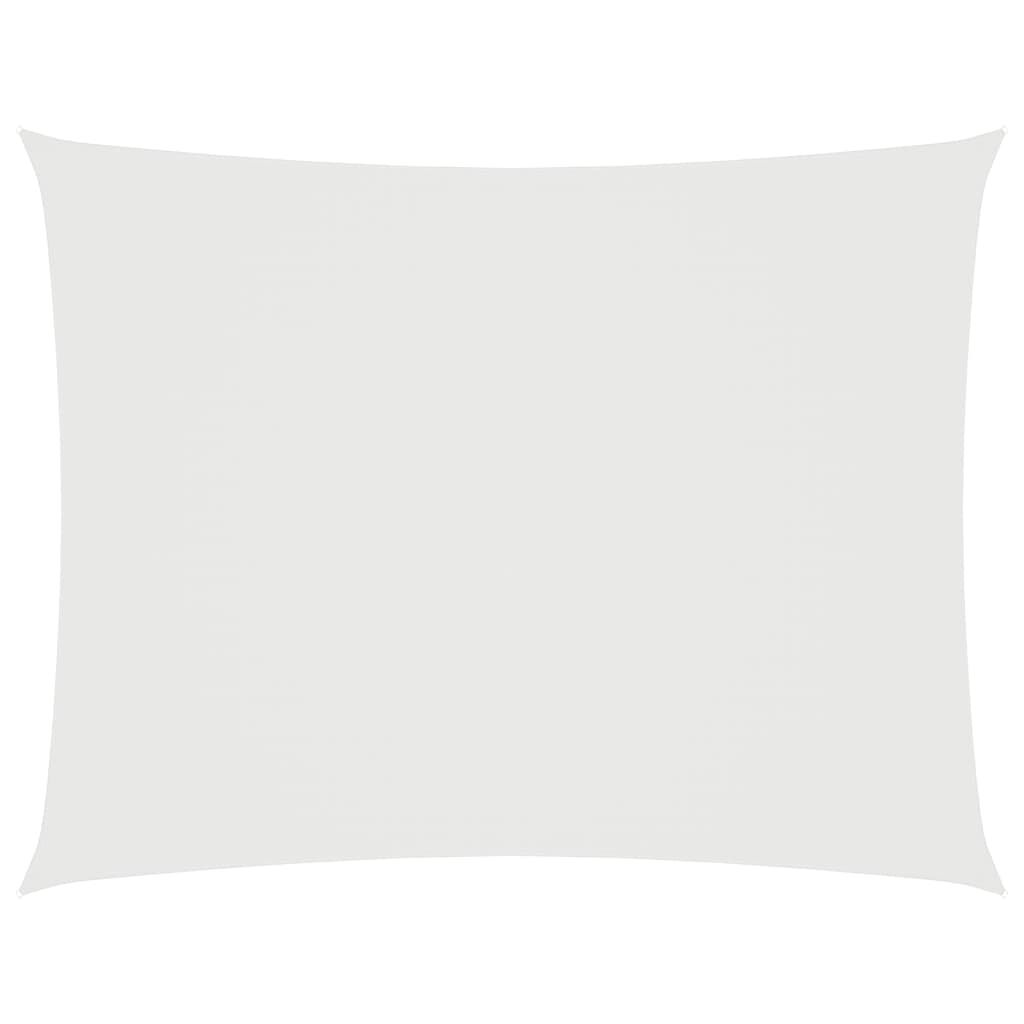 Vidaxl Toldo De Vela Rectangular Tela Oxford Blanco 3x5 M_0