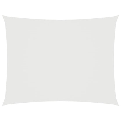 Vidaxl Toldo De Vela Rectangular Tela Oxford Blanco 3x5 M_0