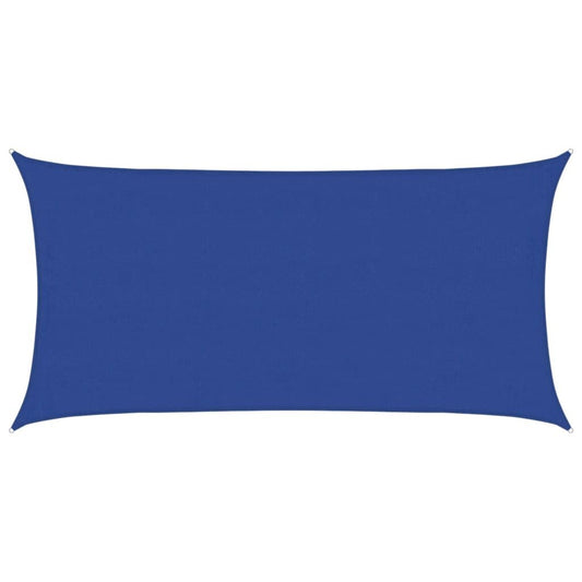 Vidaxl Toldo De Vela Rectangular Hdpe Azul 160 G/m² 4x7 M_0