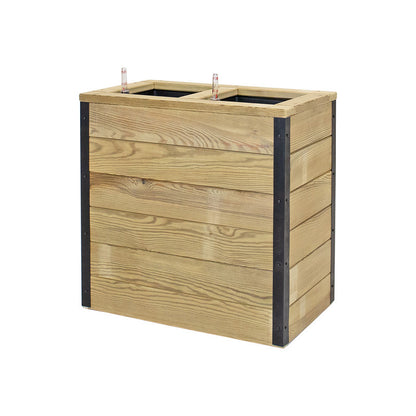 Jardinera De Madera Con Autorriego 60x34x60 Cm Nidum Hortalia_2