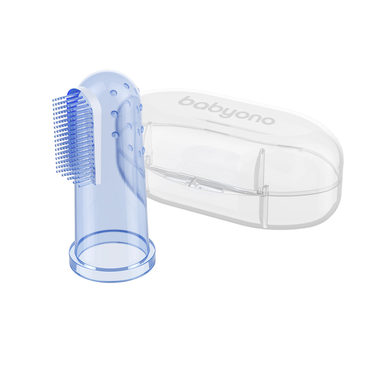 Babyono Cepillo Dedal De Silicona Con Estuche_1