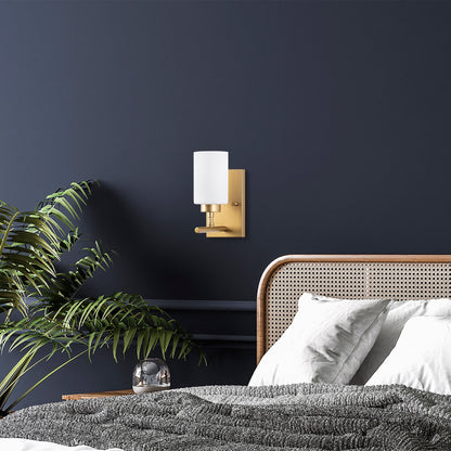 Aplique De Pared, Metal , Oro, 12x17x25, Casquillo E27 Max 40 W_5
