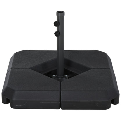 Outsunny Base Para Sombrilla Crucial De 4 Pesos Rellenables De Agua Arena_3