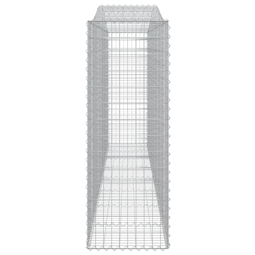 Cestas Gaviones 4 Uds Forma De Arco Hierro 400x50x140/160 Cm_4
