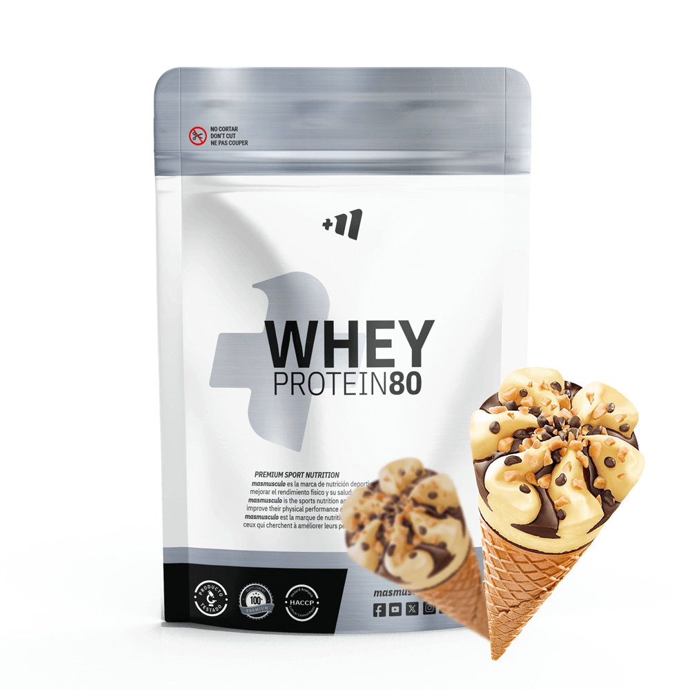 Whey Protein80 - 1kg - Helado De Vainilla - Aumenta La Masa Muscular - Masmusculo_0